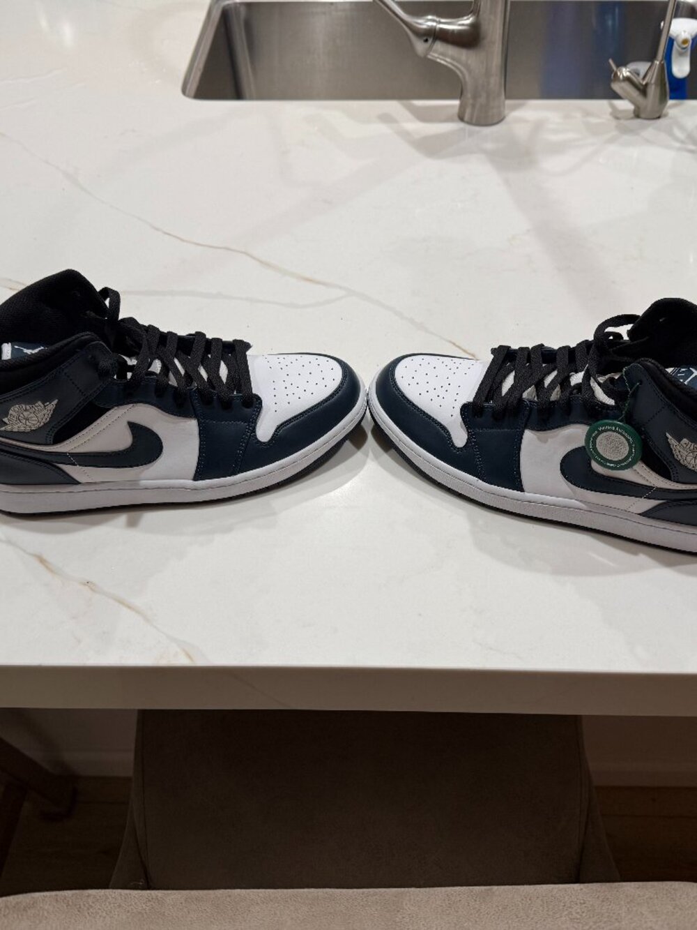 Jordan 1 Navy/White for sale. Size 12 Mens